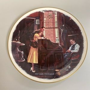 Norman Rockwell “The Marriage License” Gorman Plate